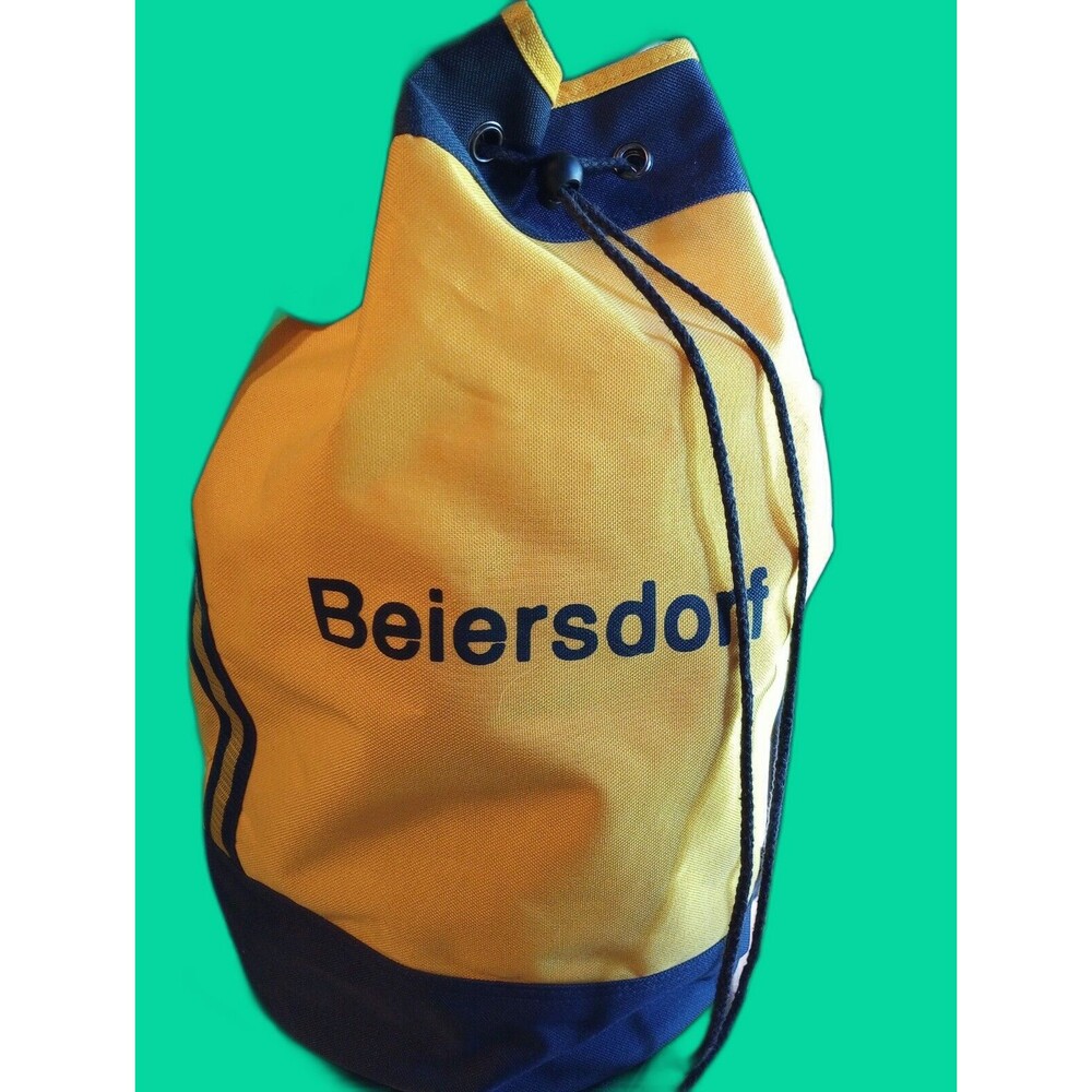 Air-Tex Boating Convertable Backpack Duffle Bag Yellow Navy NEW